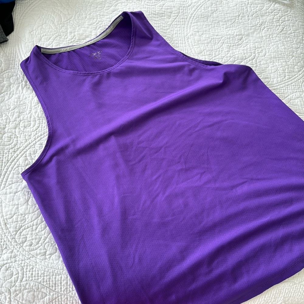 Jofit Vibrant Purple Athletic Tank Top